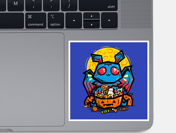 Moth Man Halloween Doodle