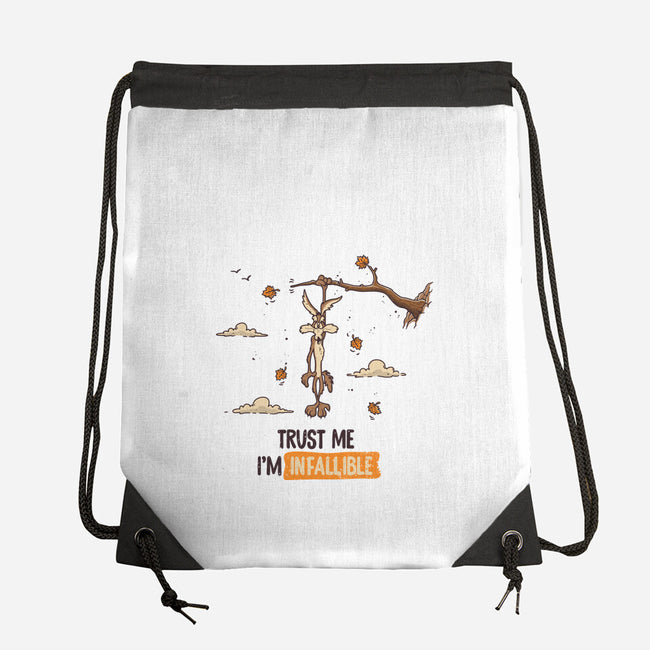 I'm Infallible-None-Drawstring-Bag-retrodivision