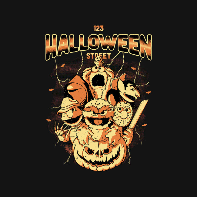 123 Halloween Street-None-Stretched-Canvas-retrodivision