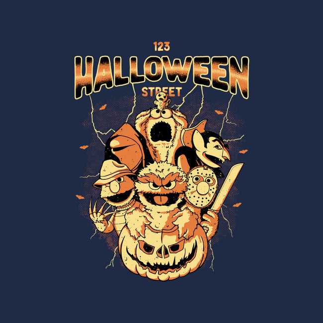 123 Halloween Street-Womens-Basic-Tee-retrodivision