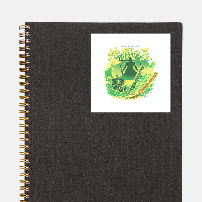 The Great Pirate Hunter-None-Glossy-Sticker-hypertwenty