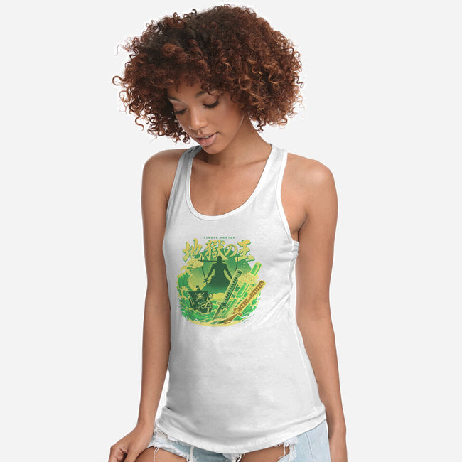 The Great Pirate Hunter-Womens-Racerback-Tank-hypertwenty
