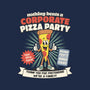 Corporate Pizza Party-Baby-Basic-Tee-RoboMega