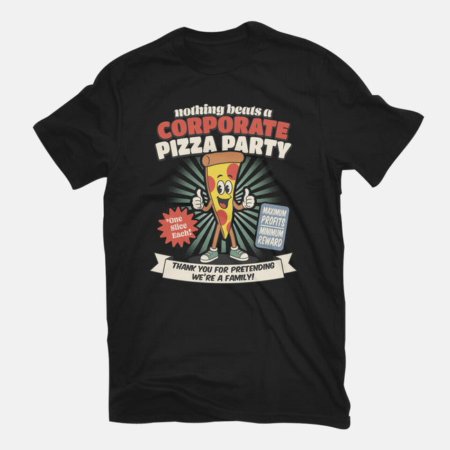 Corporate Pizza Party-Mens-Premium-Tee-RoboMega