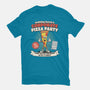 Corporate Pizza Party-Unisex-Basic-Tee-RoboMega
