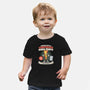 Corporate Pizza Party-Baby-Basic-Tee-RoboMega