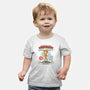 Corporate Pizza Party-Baby-Basic-Tee-RoboMega