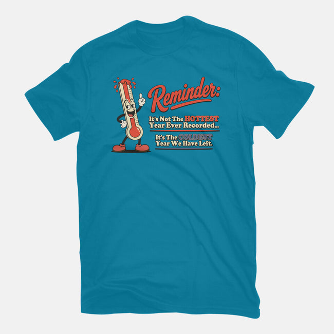 Coldest Year We Have Left-Womens-Fitted-Tee-RoboMega