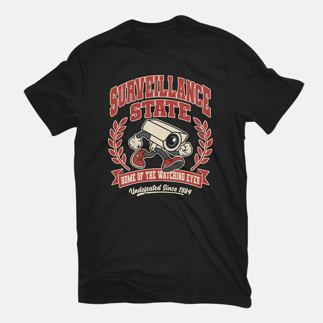 Surveillance State-Womens-Basic-Tee-RoboMega