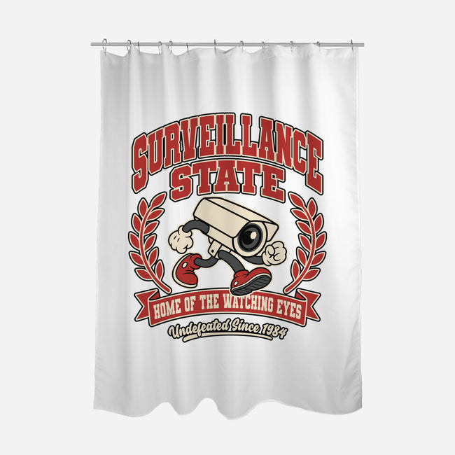 Surveillance State-None-Polyester-Shower Curtain-RoboMega