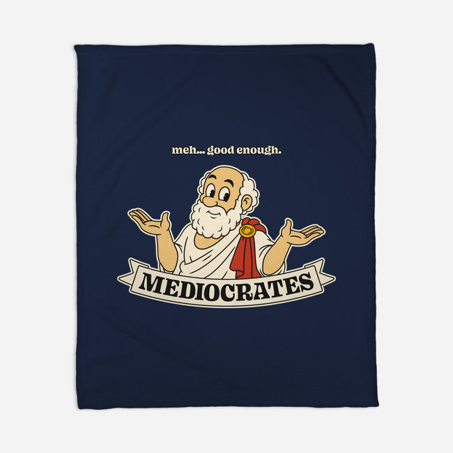 Meh Good Enough-None-Fleece-Blanket-RoboMega