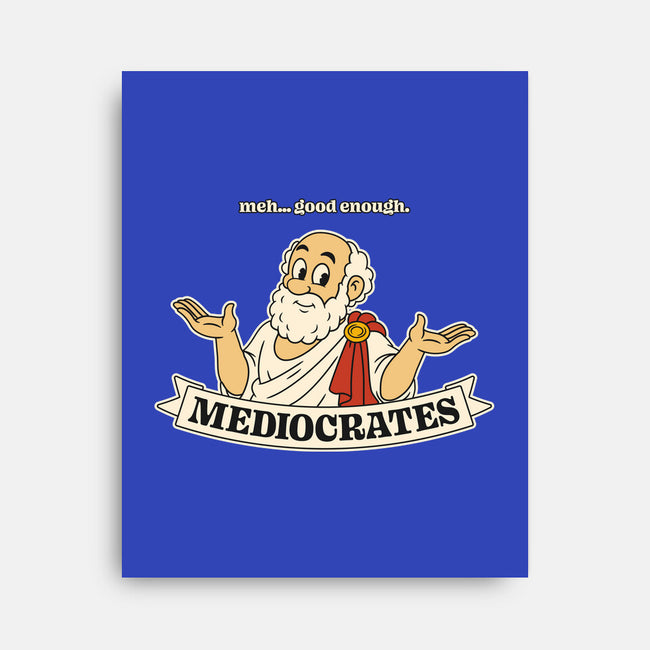 Meh Good Enough-None-Stretched-Canvas-RoboMega