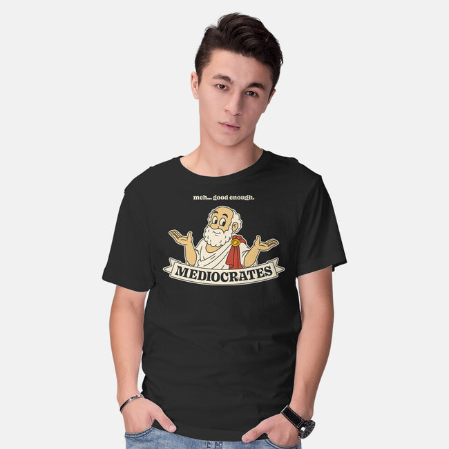 Meh Good Enough-Mens-Basic-Tee-RoboMega