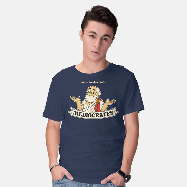 Meh Good Enough-Mens-Basic-Tee-RoboMega