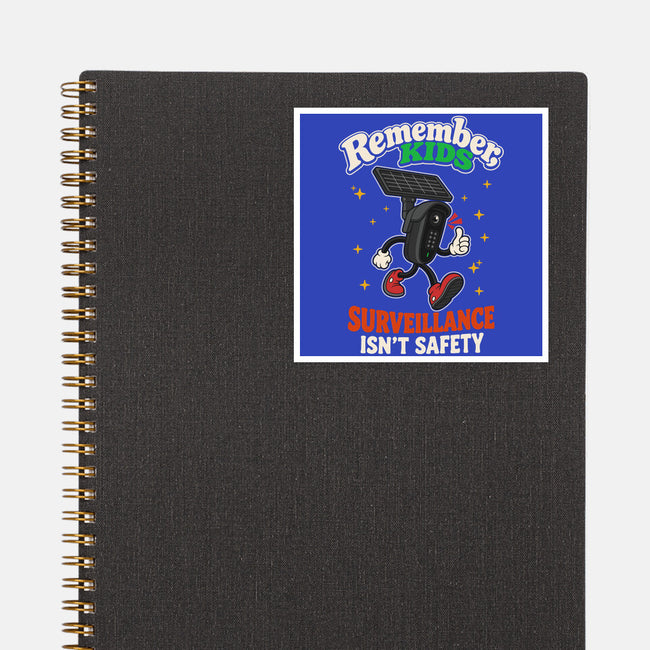Surveillance Isn't Safety-None-Glossy-Sticker-RoboMega