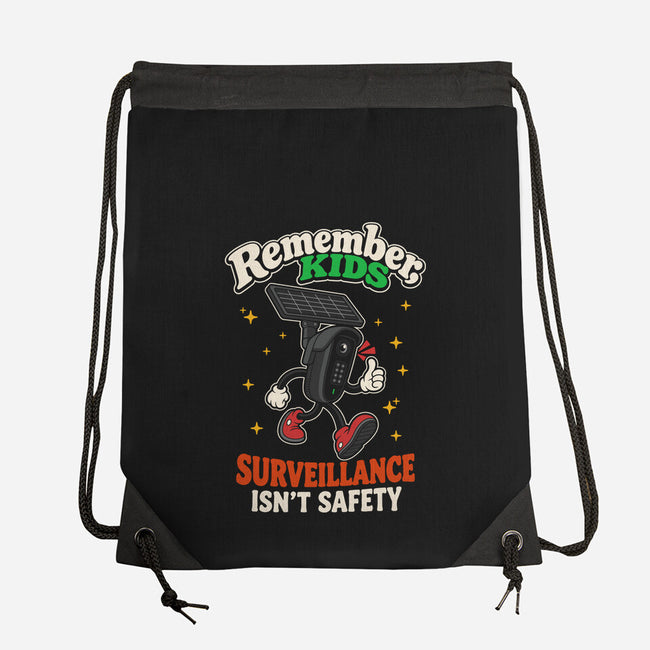 Surveillance Isn't Safety-None-Drawstring-Bag-RoboMega