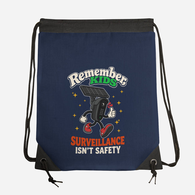 Surveillance Isn't Safety-None-Drawstring-Bag-RoboMega