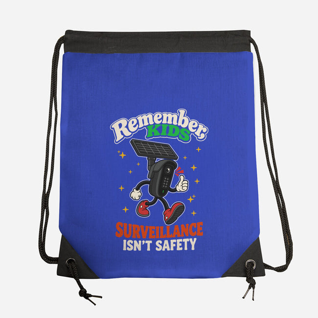 Surveillance Isn't Safety-None-Drawstring-Bag-RoboMega