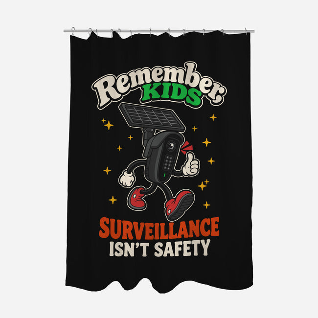 Surveillance Isn't Safety-None-Polyester-Shower Curtain-RoboMega
