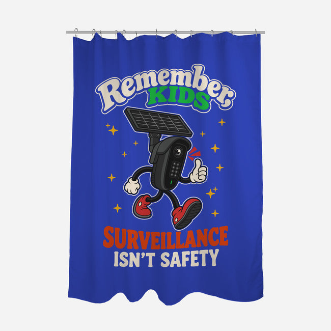 Surveillance Isn't Safety-None-Polyester-Shower Curtain-RoboMega