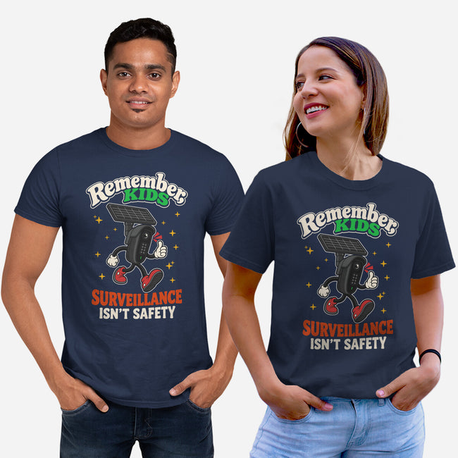 Surveillance Isn't Safety-Unisex-Basic-Tee-RoboMega