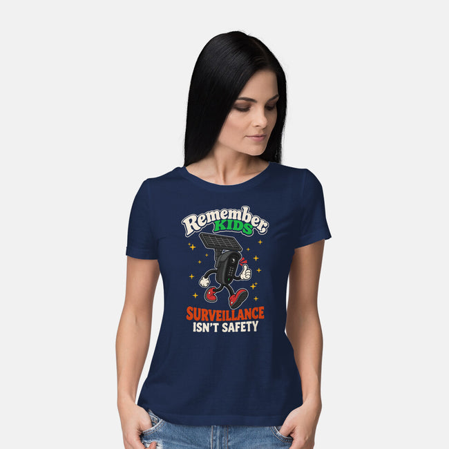 Surveillance Isn't Safety-Womens-Basic-Tee-RoboMega