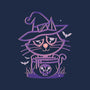 Starry Cat Witch-Womens-V-Neck-Tee-jrberger