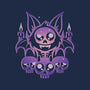 Starry Bat Skull-Mens-Basic-Tee-jrberger