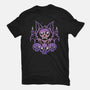 Starry Bat Skull-Womens-Basic-Tee-jrberger