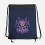 Starry Bat Skull-None-Drawstring-Bag-jrberger
