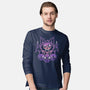 Starry Bat Skull-Mens-Long Sleeved-Tee-jrberger