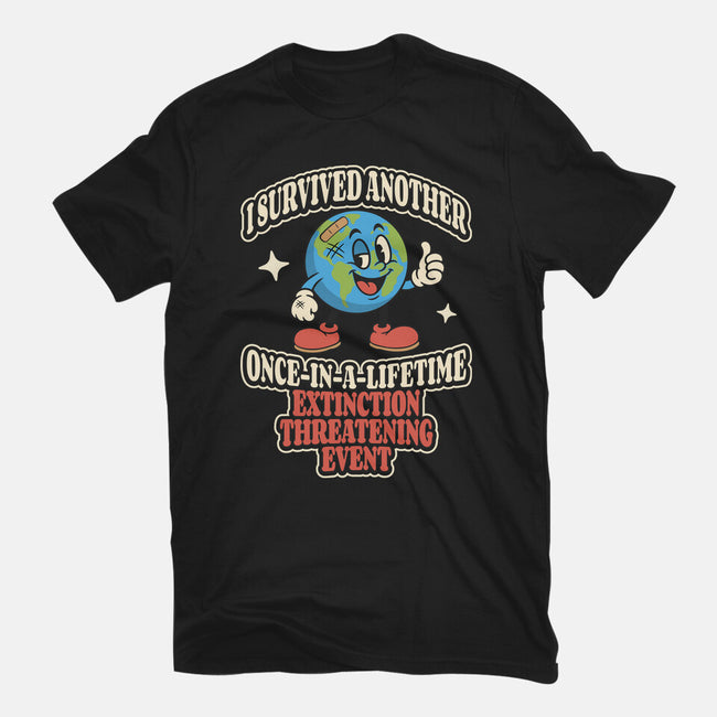 I Survived Another Extinction Event-Mens-Heavyweight-Tee-RoboMega
