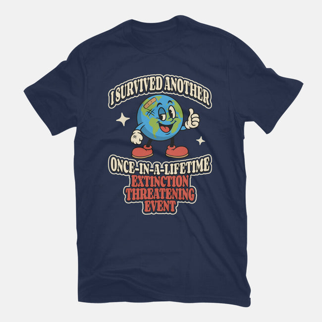 I Survived Another Extinction Event-Mens-Heavyweight-Tee-RoboMega