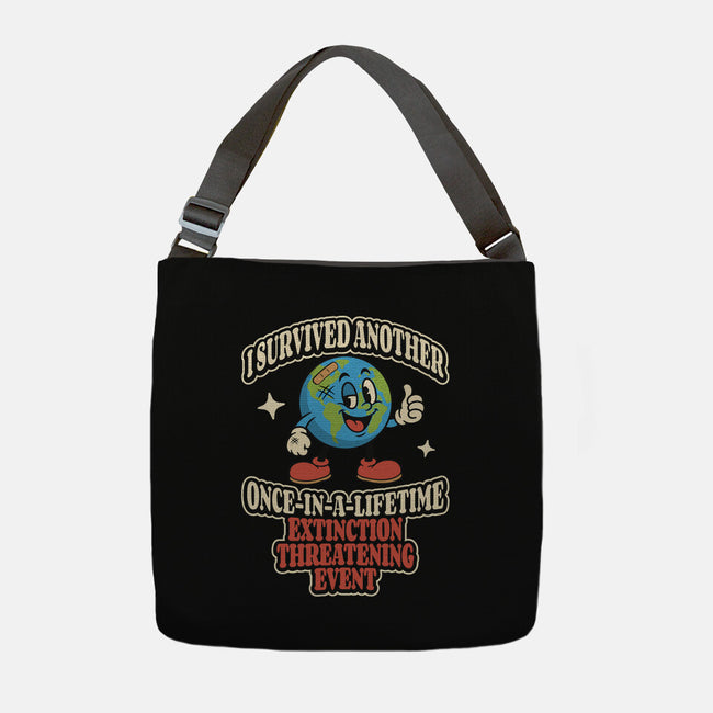I Survived Another Extinction Event-None-Adjustable Tote-Bag-RoboMega