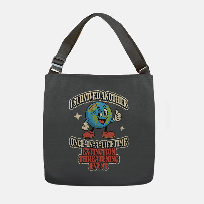 I Survived Another Extinction Event-None-Adjustable Tote-Bag-RoboMega