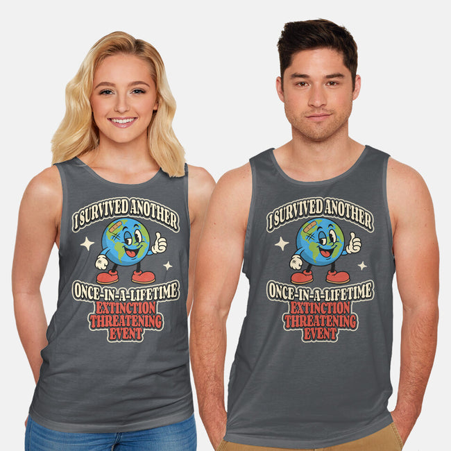 I Survived Another Extinction Event-Unisex-Basic-Tank-RoboMega