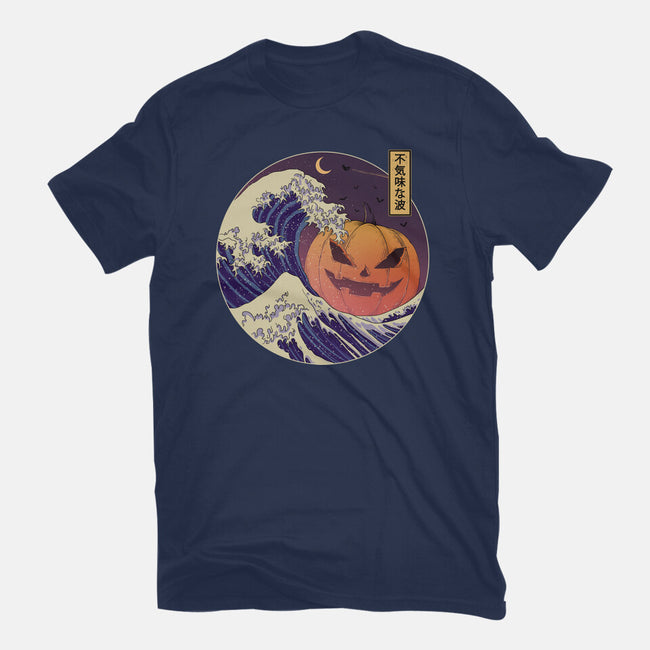 The Great Spooky Wave-Youth-Basic-Tee-GODZILLARGE
