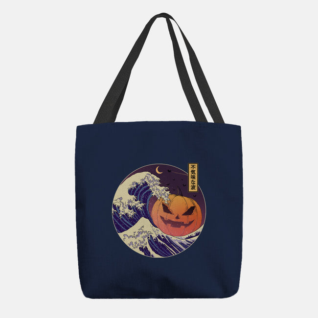 The Great Spooky Wave-None-Basic Tote-Bag-GODZILLARGE