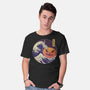 The Great Spooky Wave-Mens-Basic-Tee-GODZILLARGE