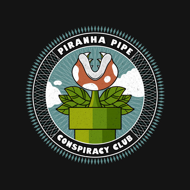 Piranha Pipe Conspiracy Club-Unisex-Kitchen-Apron-GODZILLARGE