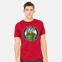 Piranha Pipe Conspiracy Club-Mens-Heavyweight-Tee-GODZILLARGE