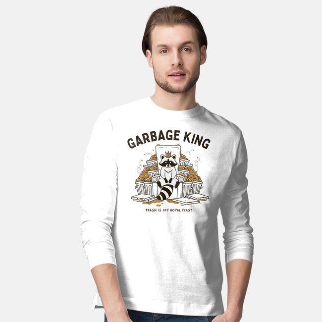 Garbage King-Mens-Long Sleeved-Tee-GODZILLARGE