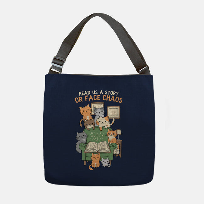 Read Us A Story-None-Adjustable Tote-Bag-GODZILLARGE