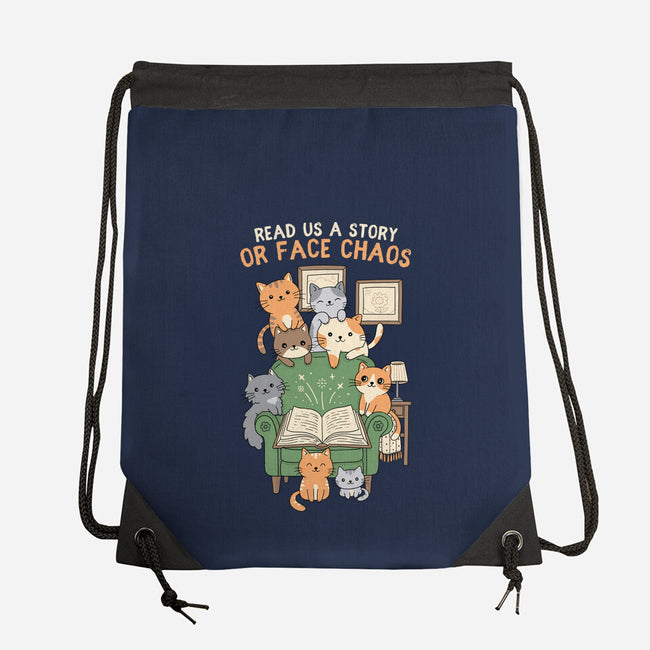 Read Us A Story-None-Drawstring-Bag-GODZILLARGE