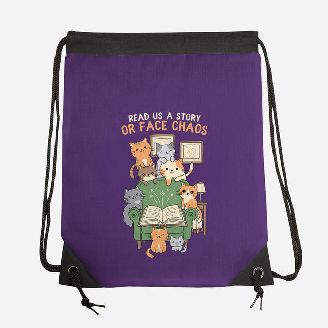 Read Us A Story-None-Drawstring-Bag-GODZILLARGE