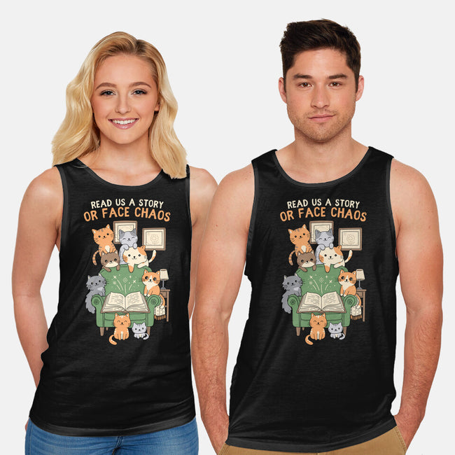 Read Us A Story-Unisex-Basic-Tank-GODZILLARGE