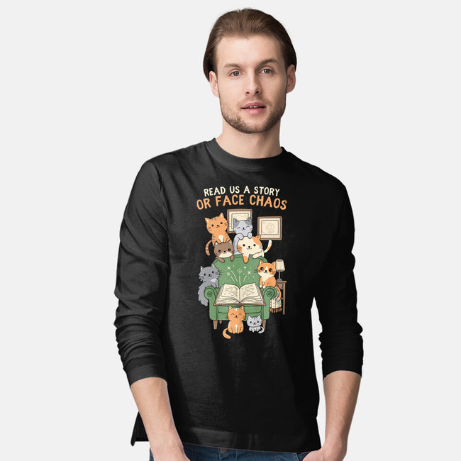 Read Us A Story-Mens-Long Sleeved-Tee-GODZILLARGE