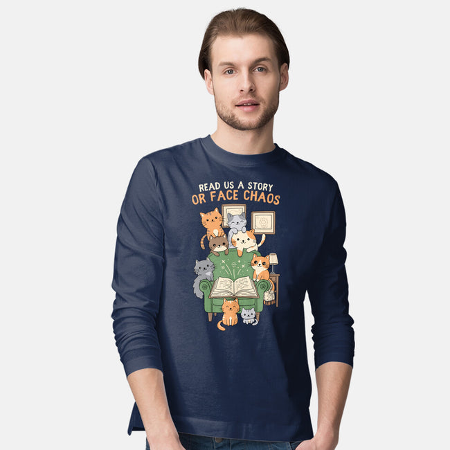 Read Us A Story-Mens-Long Sleeved-Tee-GODZILLARGE