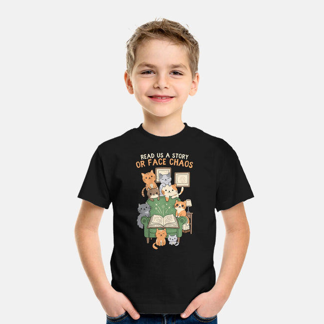 Read Us A Story-Youth-Basic-Tee-GODZILLARGE
