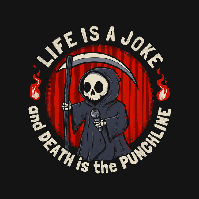 Grim Reaper Stand Up Comedy-Youth-Crew Neck-Sweatshirt-Danhood